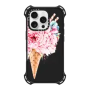 iPhone 16 Pro Bounce Case MagSafe Compatible Floral ice cream