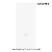Tech21 Impact Glass Screen Protector w/ Anti-Microbial for Samsung Galaxy S21...