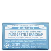 Dr. Bronner's Pure Castile Bar Soap - Baby Unscented 140g
