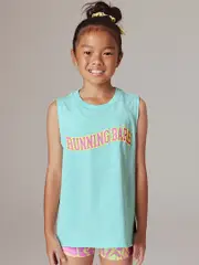 Running Bare Girls Replay Tank: Singlet & Tank for Active Girls