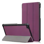 MCC For Lenovo Tab M8 HD FHD 1st 2nd Gen PU Leather Case Cover TB-8505 8" M [Purple]