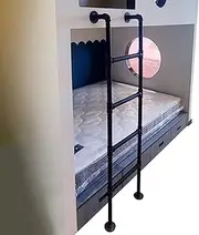 Interior Bunk Ladder for Rv, 59 60 Inches 61 65 70" Trailer Motorhome Top Bunk Bed Ladder/School Dorm High Beds Step Ladder for Kids Students Climbing (Size : 155cm 61in/5.1ft)