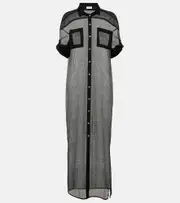 [Jade Swim] Jade Swim Mika mesh shirt dress L/XL black
