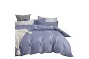 Cleverpolly Chavez Microfiber Reversible Quilt Cover Set Queen Size Quilt Covers