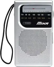 AM FM Radio with Speaker and Earphone Jack Small Transistor Radio Battery