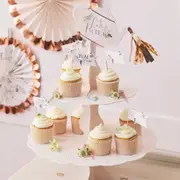 Let's Partea Floral Teapot Cake Stand with Tassel