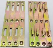 Platte River 130610 Hardware Furniture Bed Hardware 6 Bed Rail Fasteners 4-Pack