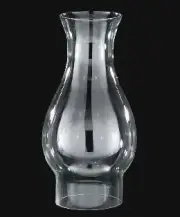 B&P Lamp® 3" X 4" X 8 1/2" Chimney, Clear, Flair Top