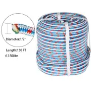 1/2"×150' Nylon 16 Strand Double Braid Polyester Arborist Tree Climbing Rope