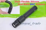 Short Flexible Durable Silicone Dual Band Antenna BNC Yaesu ICOM Marantz Radio