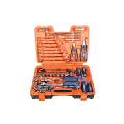 SP Tools 60Pcs Toolkit in X-Case - 1/2 inch Drive 12 Point Sockets Metric/SAE