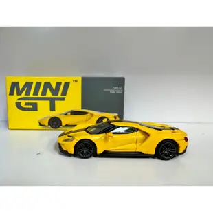 {TZ玩車庫}MGT-#613 Ford GT Triple 黃色 左駕