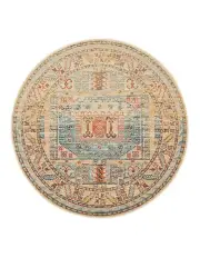 [Rug Culture] Legacy 859 Round Rug In Sky Blue