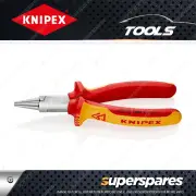 Knipex 1000V Round Nose Plier - 160mm for Bending Wire Loops Chrome-plated Plier