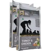 Meals For Mutts Grain Free Large Kibble Puppy Turkey & Chicken Dry Dog Food 40kg