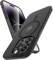 JETech Matte Case for iPhone 14 Pro Max 6.7-Inch Compatible with MagSafe, Non-Yellowing and Anti-Fingerprint, Shockproof Translucent Frosted TPU Soft Phone Cover (Space Black)
