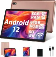 10.1 inch Android 12 Tablet Latest Octa-Core 2.0GHz CPU with 8GB RAM 64GB ROM
