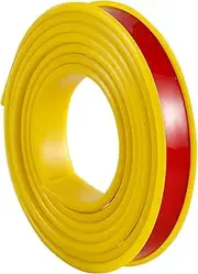 U-Shape Furniture Edge Banding, Edging Strip， Self Adhesive Veneer Edging,TPE Flexible Furniture Edge Protector for Cabinet Repair Furniture,Yellow,2M,4cm(2cm)