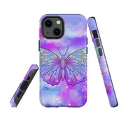 For Apple iPhone 13 mini Case, Armour Back Cover, Butterfly A Bit Magical Enchanted