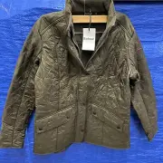 Barbour Cavalry Polarquilt Quilted Jacket NWT - Olive MSRP $290 - US size 14