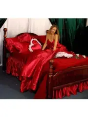 Custom Made Lingerie Satin Sheet Sets, Twin, XL Twin and Split King