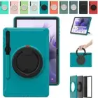 For Samsung Galaxy Tab S7 S8+ S9 Plus S10 FE Rotating Tough Stand Case Cover
