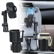 Cup Holder Phone Mount for Car, Upgraded 2 in 1 Car Cup Holder Expander Long ...