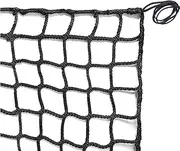 Universal Safety Net Children's Protective Net Polyester Knotless Stair Fence Railing Safety Protection Anti-Fall for Pets Cat Net Balconies Patios Windows (Size: 2 x 4 m (7 x 13 ft), Colour: Black)