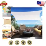 Waterproof 16' x 20' Rectangle Shade Sail - Ideal Canopy for Weddings & Pools