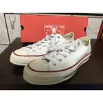 CONVERSE CHUCK 70 OX WHITE/GARNET/EGRET US8 26.5CM 白 米白