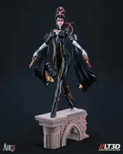 Bayonetta Statue 3D Print Unpainted/Unassembled