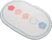 ULDIGI Cute Cartoon Pattern Nursery Rug Mat for Play Bedroom and Soft Comfortable Decorative Doormat for Area