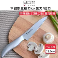 在飛比找momo購物網優惠-【好拾物】下村工業 日本製一體成型不鏽鋼刀 三德刀 水果刀 