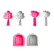 Tree Silicone Mold Project Making Accessory Household Cake