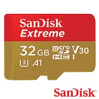 在飛比找Yahoo奇摩購物中心優惠-SanDisk 32G 100MB/s Extreme U3