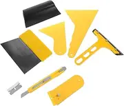 MUCKLILY 1 Set Car Film Installation Kit Durable Plastic Scrapers for Automotive Window Tinting Versatile Film Application Tools for Home Decor Screen Protectors