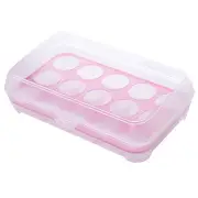 Egg Storage Container Protective Reliable Refrigerator Egg Storage Box 15-eggs