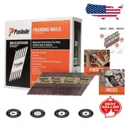 High Performance Framing Nails - 2,500 Count, 30 Degree Round Drive, Strong Hold