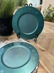 Tupperware Christmas Holiday Let It Snow Plates 9” Set Of 6