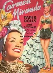 VINTAGE UNCUT 1952 CARMEN MIRANDA/CALYPSO PAPER DOLLS~#1 TOP REPRODUCTION SELLER