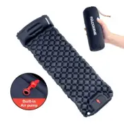 Outdoor Camping Inflatable Mattress Sleeping Pad With Pillows Ultralight Air Mat