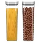3 Pack Food Storage Container Set, Kitchen Pantry Organization 72oz Clear Large
