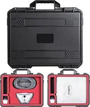 HOPELJ Starlink Mini Case,Waterproof Hard Storage Case for Starlink Mini Dish Kit with Precision Molded Foam,Ideal for Storing Starlink Mini, Cables and Other Starlink Mini Accessories