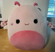 Squishmallow 14" Marla The Pink Lady Bug PLUSH NEW with Tags