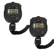 2 Pack Digital Sport Stopwatch Timer for Coaches Swimming Running Fitness