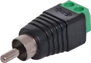 P0613 RCA Plug With 2.54mm pitch 2 way Screw Terminals