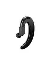 Business Bone Conduction bluetooth Earbuds Wireless Single Hanging Earphone Headset with Mic BLACK COLOR