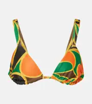 [Faithfull] Faithfull Mary printed bikini top AU 12 multicoloured