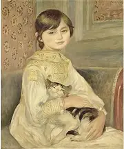 ARTICULOZY Giclee Print Rolled - Renoir - Julie Manet - 30x40 Inch Canvas Wall Decor Art Print