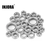 INJORA 22PCS Steel Bearing Kit for 1/18 RC Crawler Car Traxxas TRX4M Upgrades